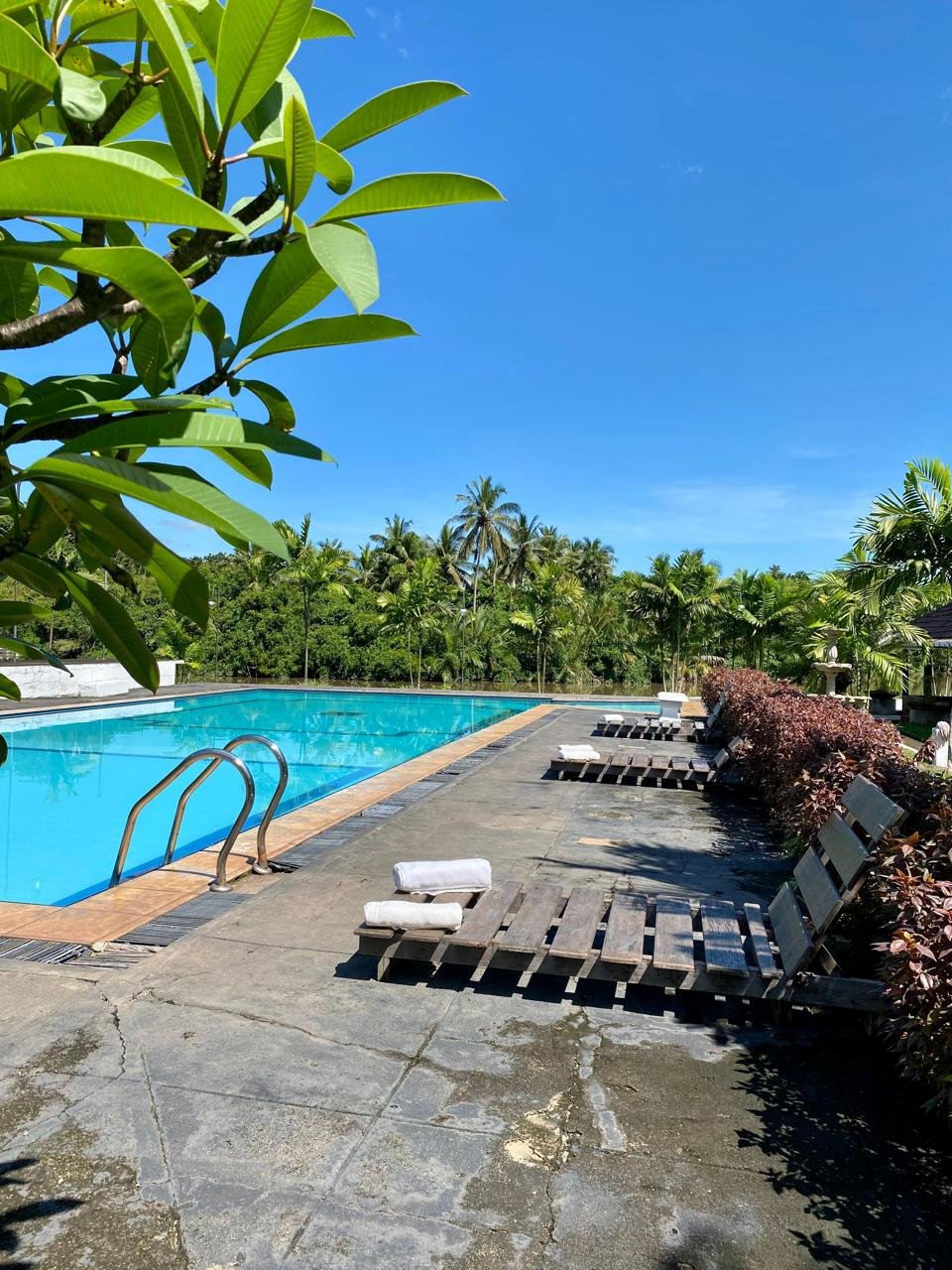 A quiet poolside afternoon